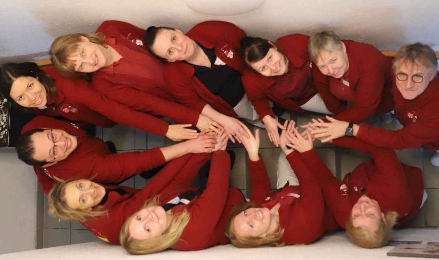 Gruppenfoto vom Team der Arztpraxis Dr. Milek