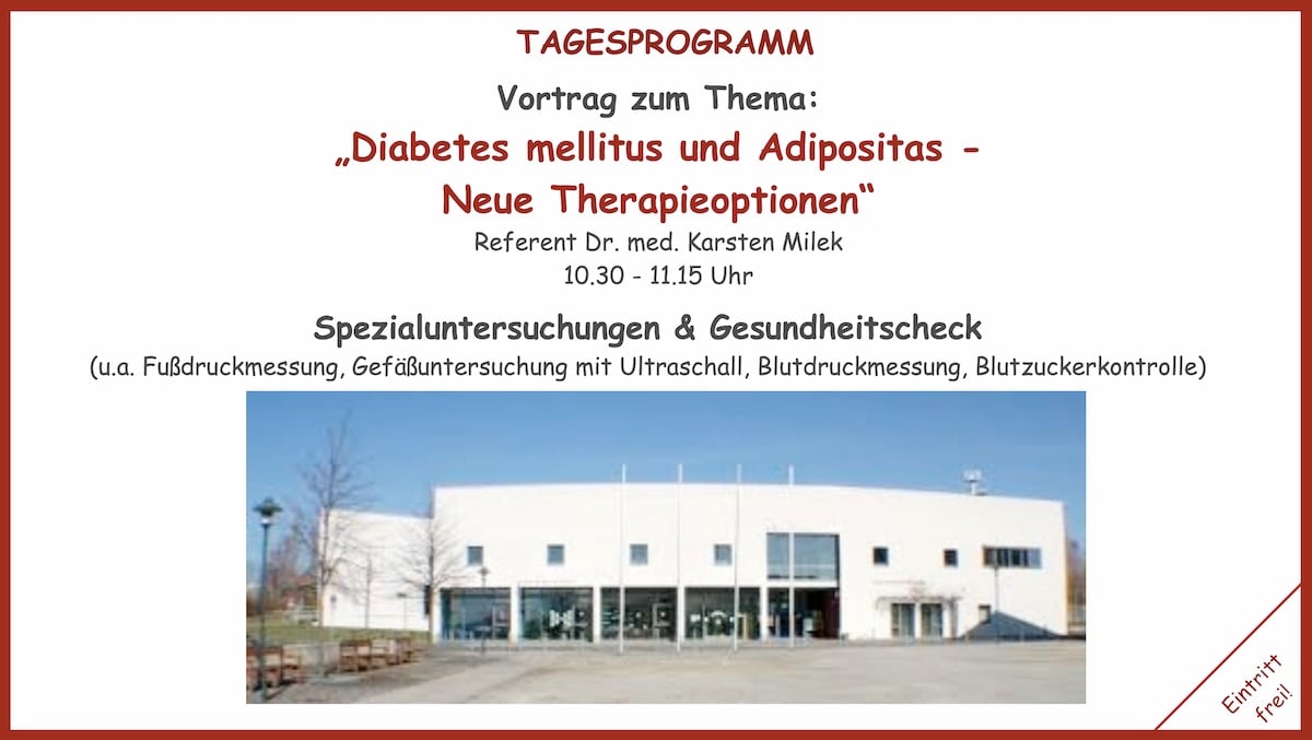 Diabetes-Vortrag am 27. Diabetestag 2025 in Hohenmölsen