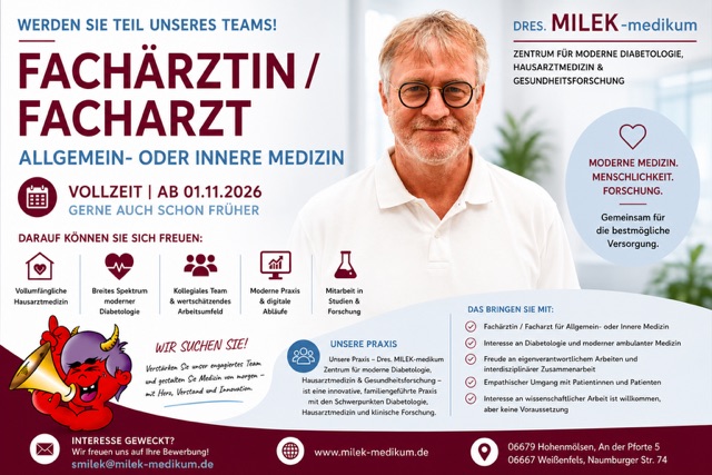 Stellenausschreibung Facharzt